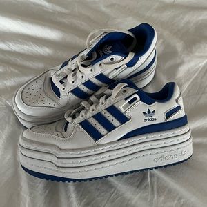 blue platform adidas